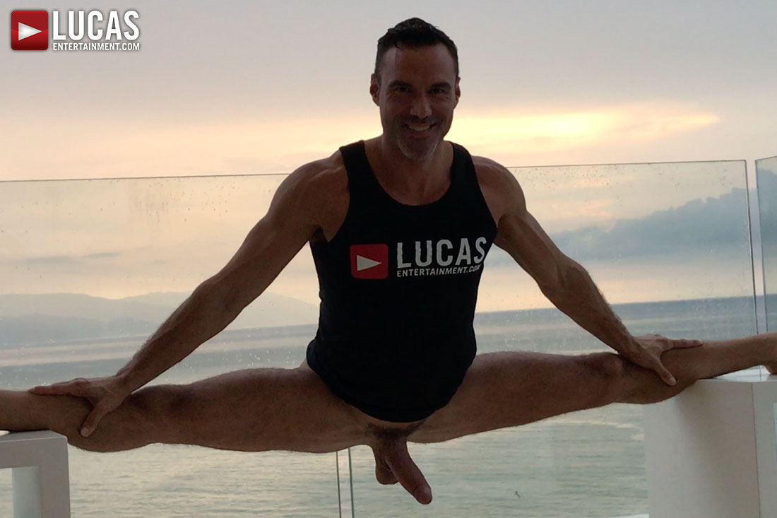 Manuel Skye Shows Off His Gymnast Skills On Set